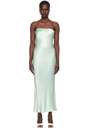 BEC + BRIDGE Green Moon Dance Strapless Maxi Dress