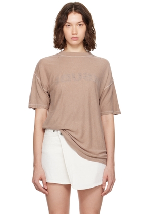 Ksubi Brown Reverse It Oh G S/S T-shirt