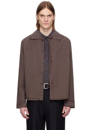 OUR LEGACY Purple Funnel Shirt