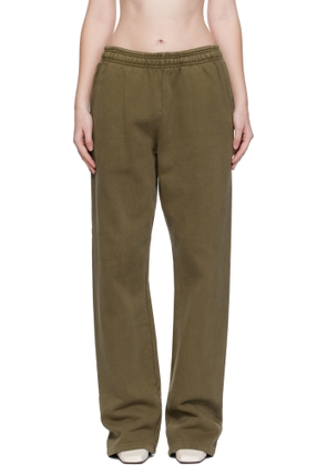Entire Studios Green Straight-Leg Sweatpants