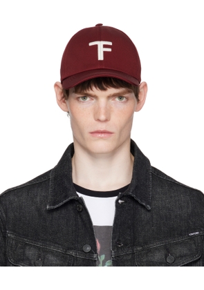 TOM FORD Red Brushed Cotton Cap