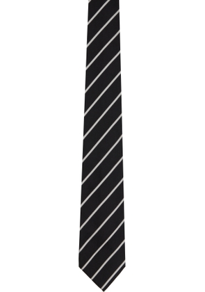 TOM FORD Black Alternate Weave Regimental Tie
