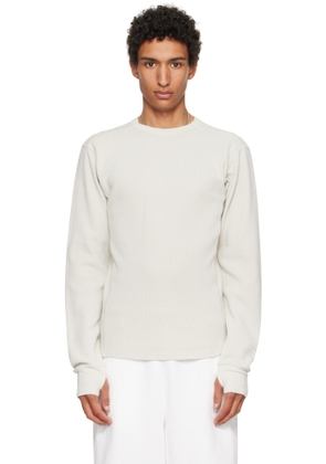 Entire Studios Off-White Thermal Long Sleeve T-shirt