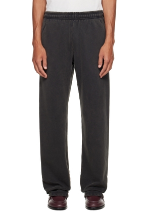 Entire Studios Black Straight Leg Sweatpants