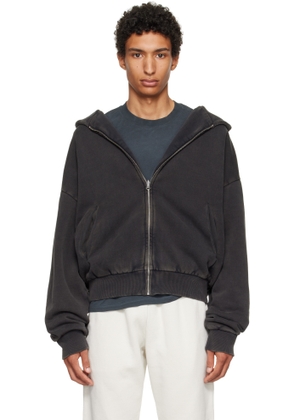 Entire Studios Black Thermal Hoodie