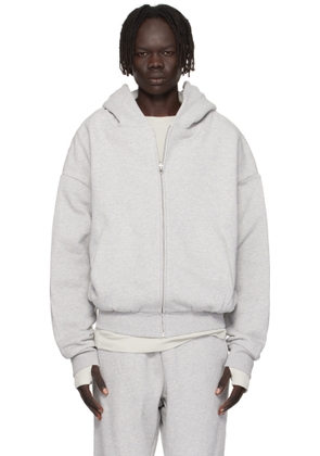 Entire Studios Gray Thermal Hoodie