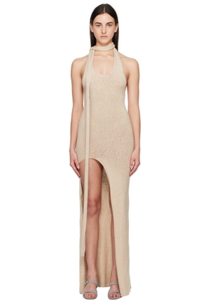 Aya Muse Beige Tara Maxi Dress