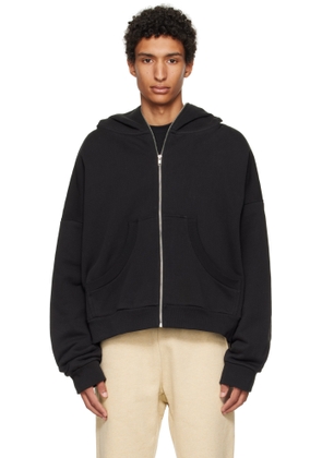 Entire Studios Black Eternal Zip Hoodie