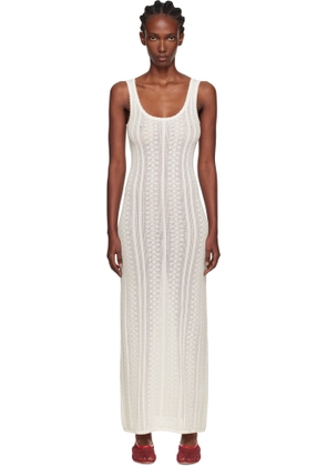 Holzweiler White Tine Crochet Maxi Dress