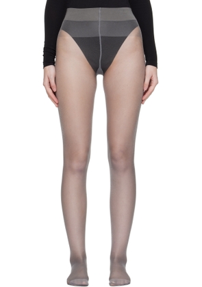Wolford Gray Satin Touch 20 Tights