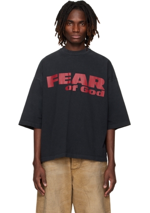 Fear of God Black Relaxed 'Fear is Gone' T-shirt