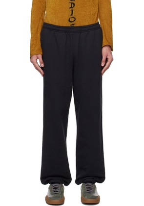 Acne Studios Black Organic Cotton Sweatpants