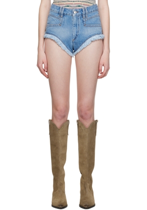 Isabel Marant Etoile Blue Eneidao Denim Shorts