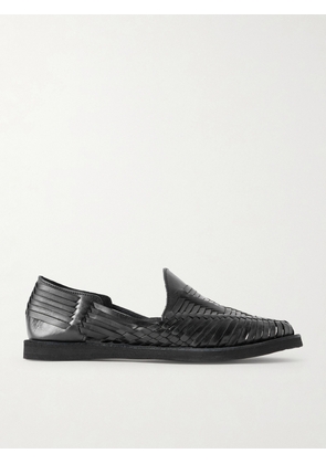 Yuketen - Alejandro Woven Leather Huarache Sandals - Men - Black - US 6