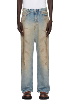 Acne Studios Blue Loose Fit 1981 Jeans