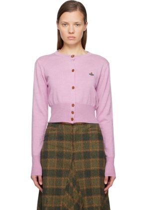Vivienne Westwood Pink Bea Cropped Cardigan
