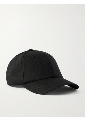 Frescobol Carioca - Fernando Linen Baseball Cap - Men - Black