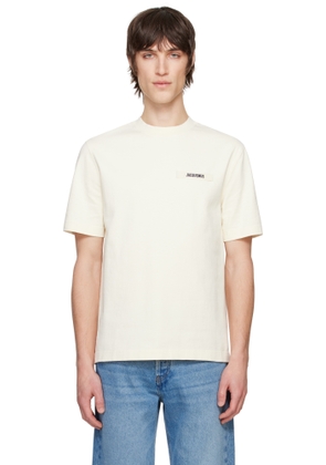 JACQUEMUS Beige Les Classiques 'The Gros Grain' T-shirt