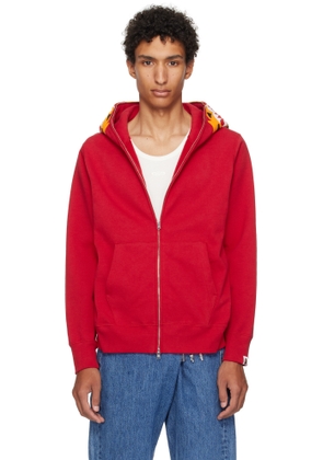 BAPE Red Tiger Full Zip Hoodie