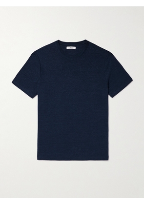 Mr P. - Linen T-Shirt - Men - Blue - XS