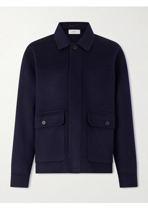 Mr P. - Double-Faced Cashmere Chore Jacket - Men - Blue - XS