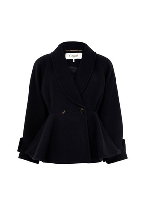 Short double-breasted coat