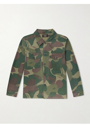 RRL - Camouflage-Print Cotton-Canvas Shirt - Men - Green - S