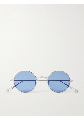 Garrett Leight California Optical - Ozzy Osbourne GLCOzzy Round-Frame Titanium Sunglasses - Men - Silver