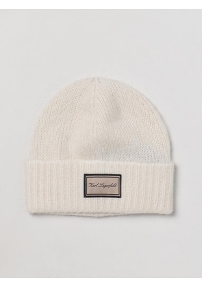 Hat KARL LAGERFELD Woman color White