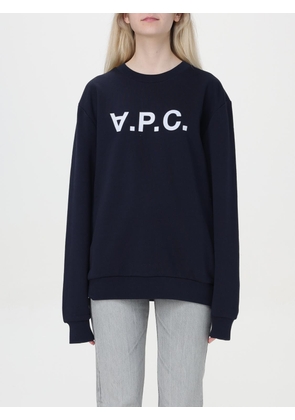 Sweatshirt A. P.C. Woman color Navy