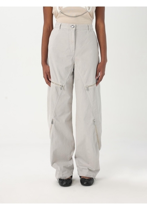 Pants PINKO Woman color Pearl