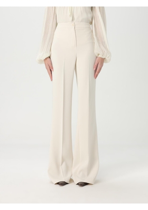 Pants TWINSET Woman color Pearl