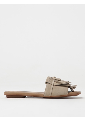 Heeled Sandal HOGAN Woman color Beige