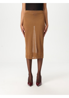 Skirt SAINT LAURENT Woman color Beige