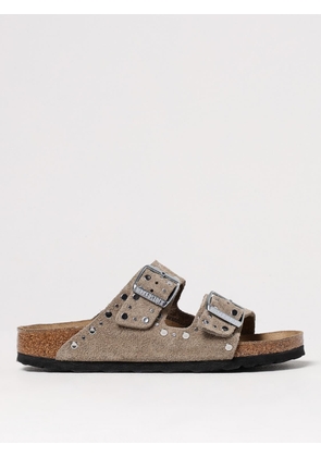 Flat Sandal BIRKENSTOCK Woman color Dove Grey