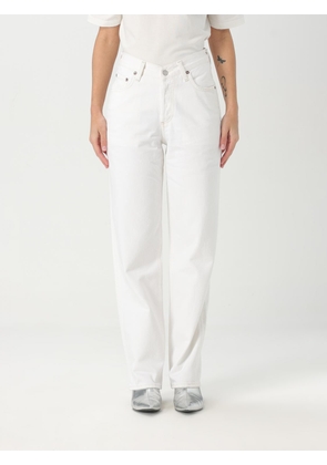 Jeans AGOLDE Woman color White