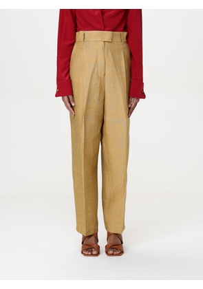 Pants MAX MARA Woman color Gold