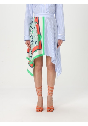 Skirt MOSCHINO JEANS Woman color Gnawed Blue