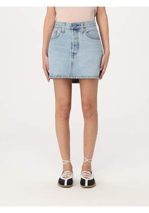 Skirt LEVI'S Woman color Gnawed Blue
