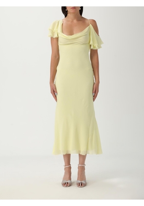 Dress SELF-PORTRAIT Woman color Yellow