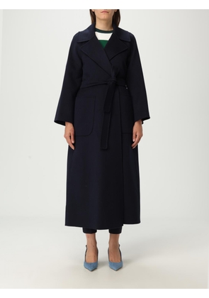 Coat 'S MAX MARA Woman color Blue