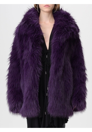 Fur Coat DSQUARED2 Woman color Violet