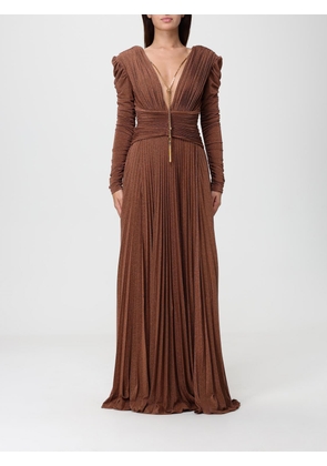 Dress ELISABETTA FRANCHI Woman color Bronze