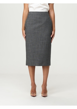 Skirt MCQUEEN Woman color Grey