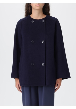 Coat EMPORIO ARMANI Woman color Navy