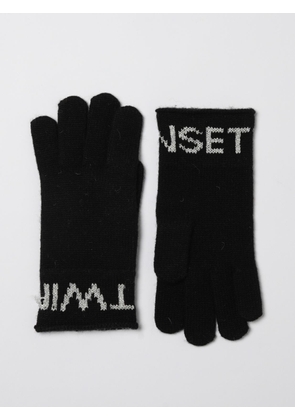 Gloves TWINSET Woman color White