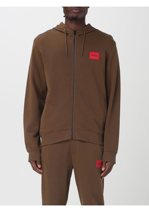 Sweatshirt HUGO Men color Brown