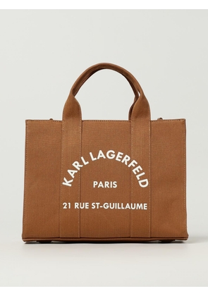 Handbag KARL LAGERFELD Woman color Coffee