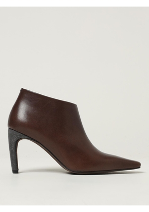 Boots BRUNELLO CUCINELLI Woman color Brown