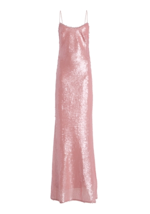 The New Arrivals Ilkyaz Ozel Exclusive Gwenyth Sequinned Maxi Slip Dress - Moda Operandi